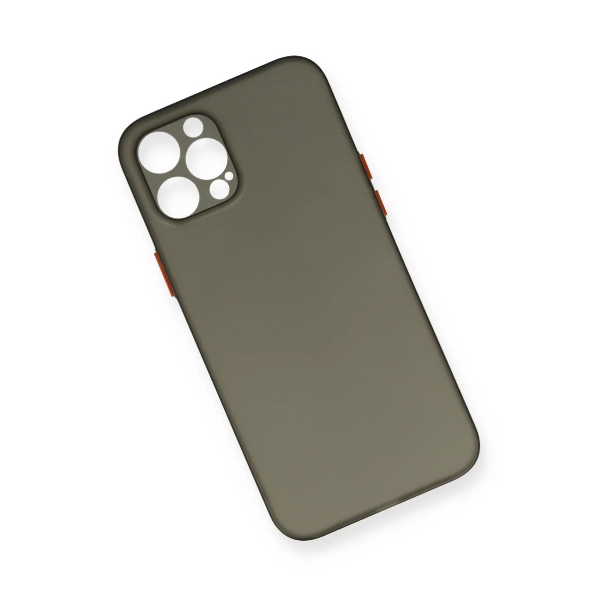 iPhone 12 Pro Max Kılıf PP Ultra İnce Kapak - Gri