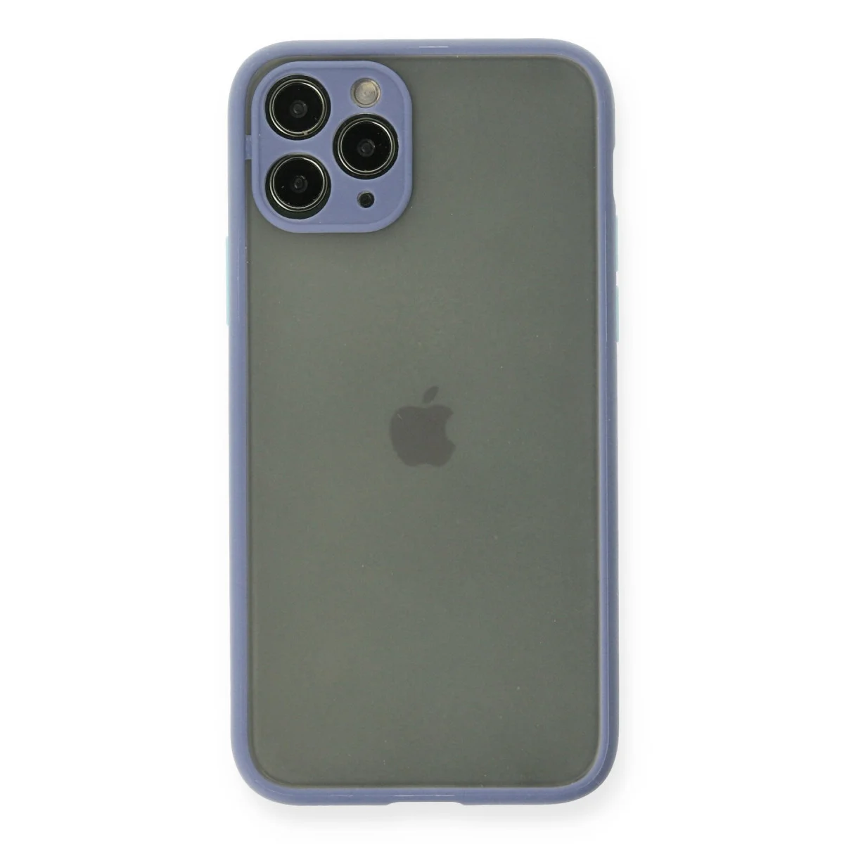 iPhone 11 Pro Kılıf Montreal Silikon Kapak - Gri
