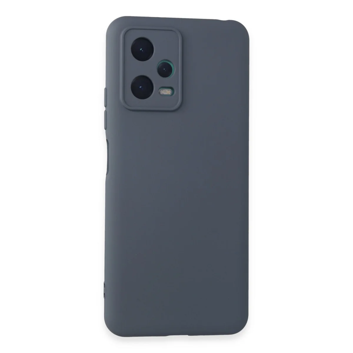 Redmi Note 12 5G Kılıf Nano içi Kadife Silikon - Gri