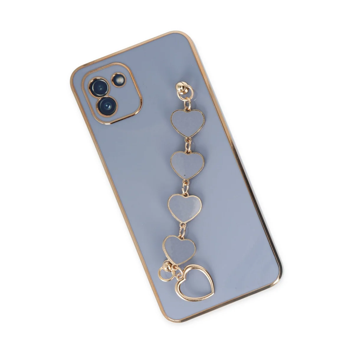 Galaxy A03 Kılıf Esila Silikon - Gri