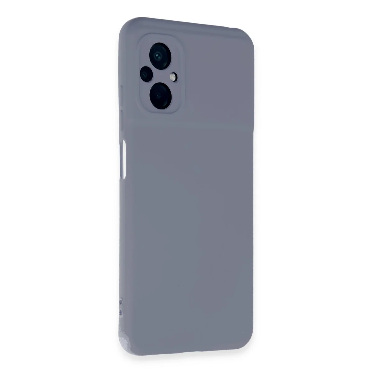 Poco M5 Kılıf Nano içi Kadife Silikon - Gri