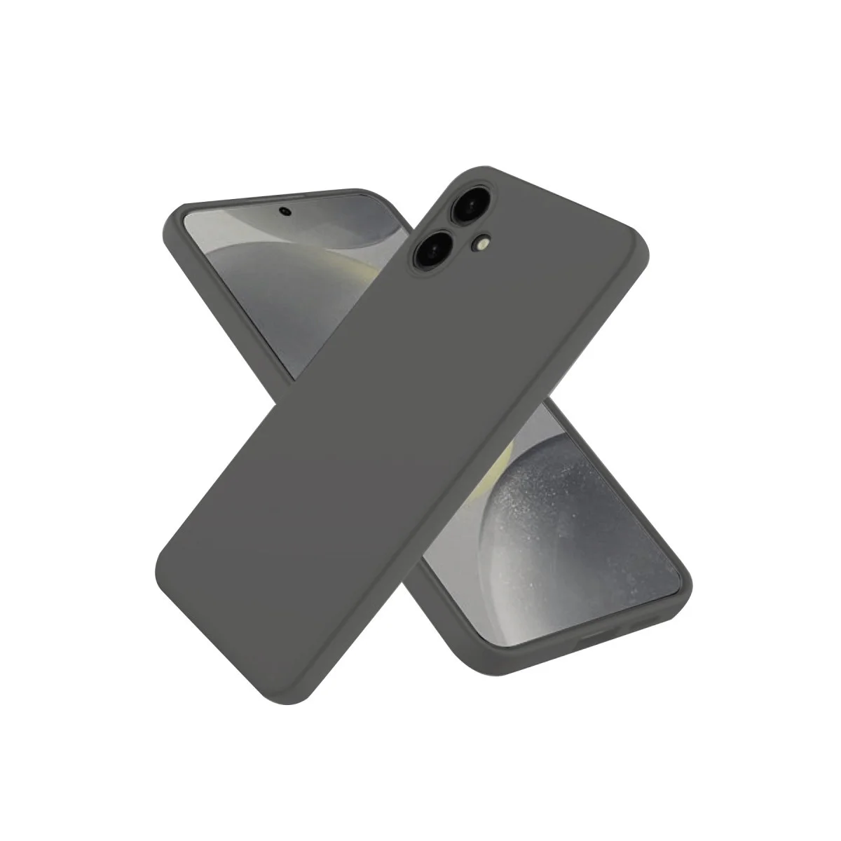 Galaxy A06 Kılıf First Silikon - Gri