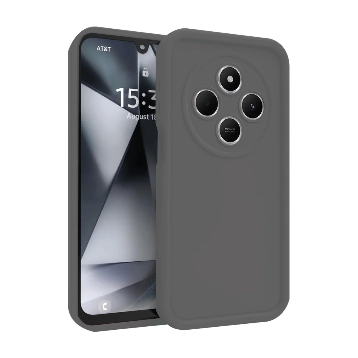 Redmi 14C Kılıf Viera Silikon - Gri