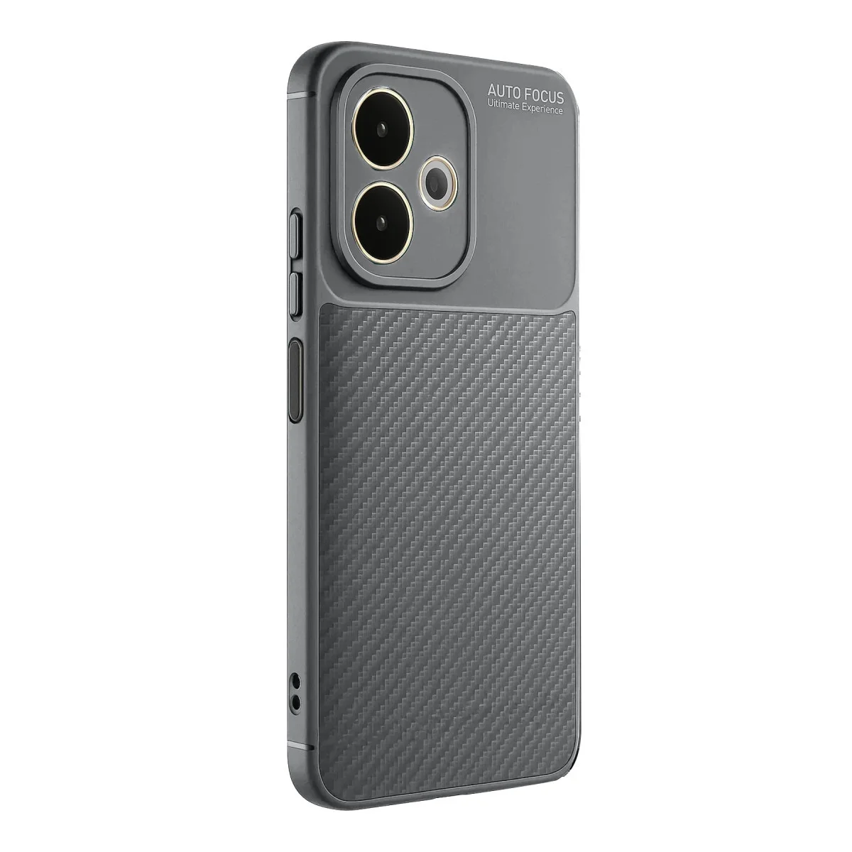 A5 Pro 4G Kılıf Auto Focus Karbon Kapak - Gri
