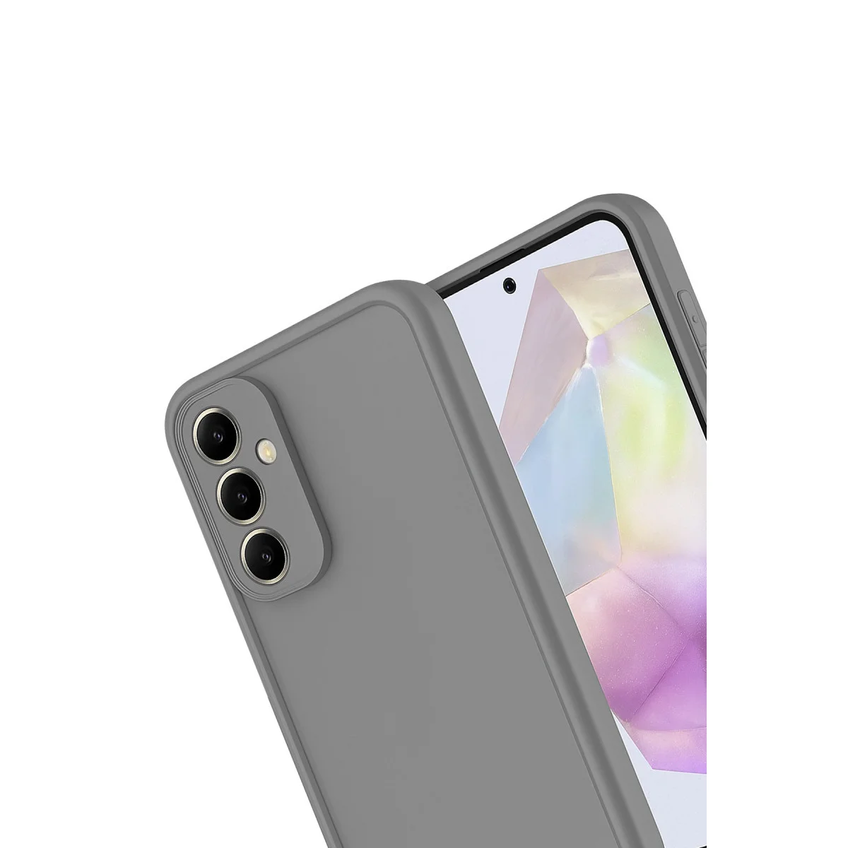 Galaxy A56 Kılıf Viera Silikon - Gri