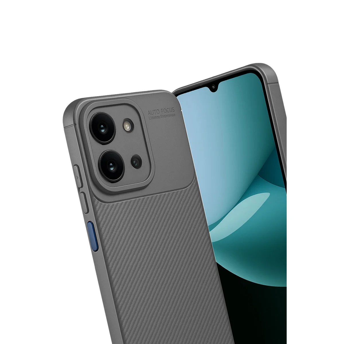 Redmi 15C 4G Auto Focus Karbon Kapak - Gri