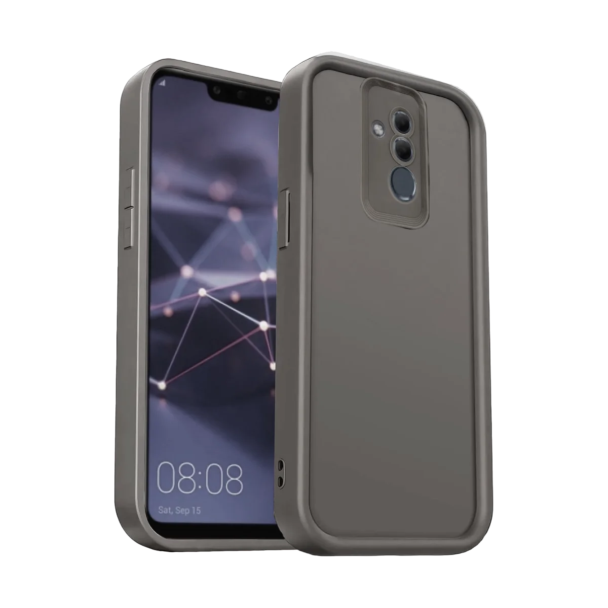 Mate 20 Lite Kılıf Viera Silikon - Gri
