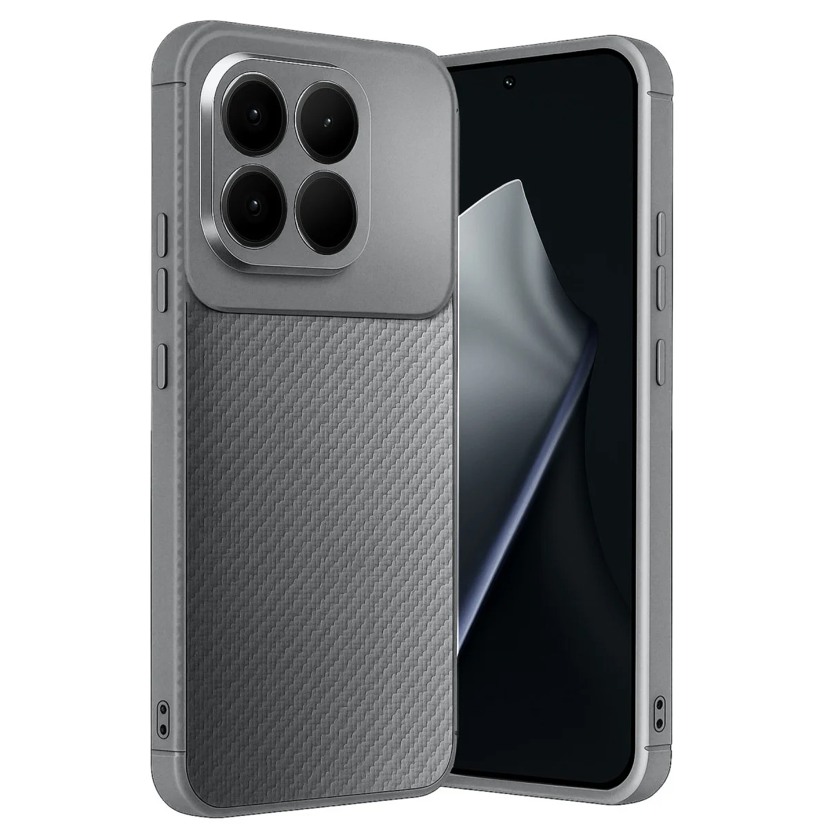 Mi 15T Auto Focus Karbon Kapak - Gri