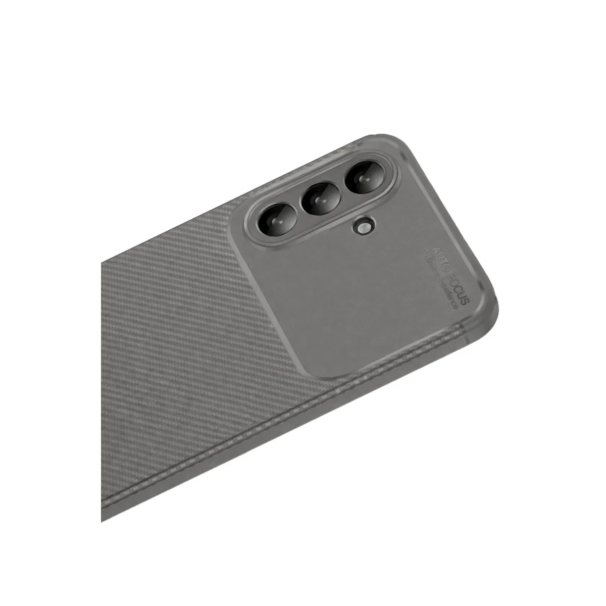 Galaxy A56 Kılıf Auto Focus Karbon Kapak - Gri