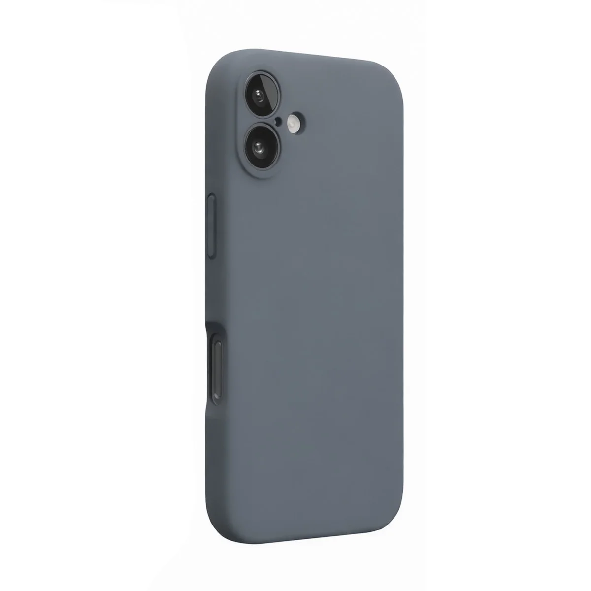 iPhone 16 Plus Kılıf Nano içi Kadife Silikon - Gri