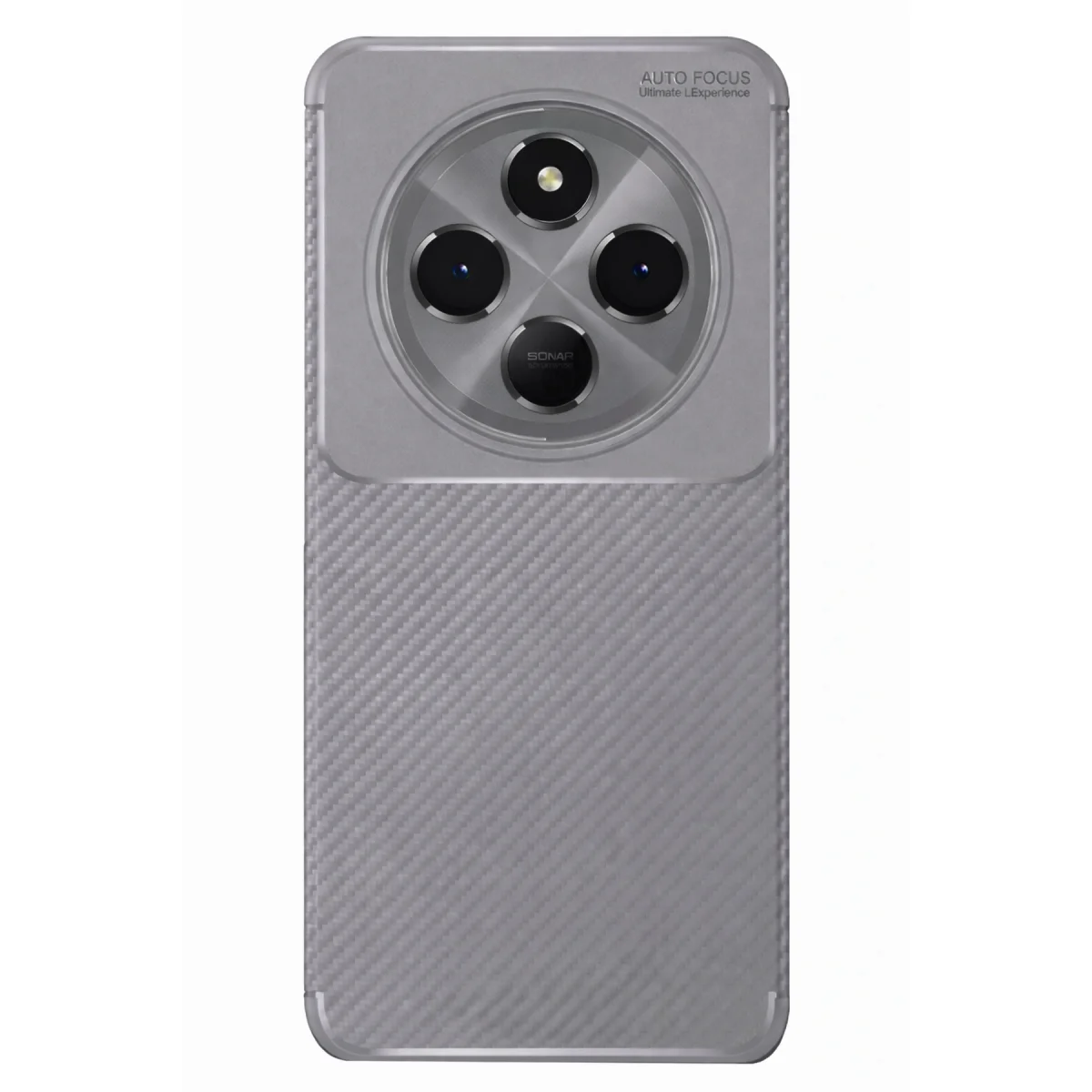 Redmi 14C Kılıf Auto Focus Karbon Kapak - Gri