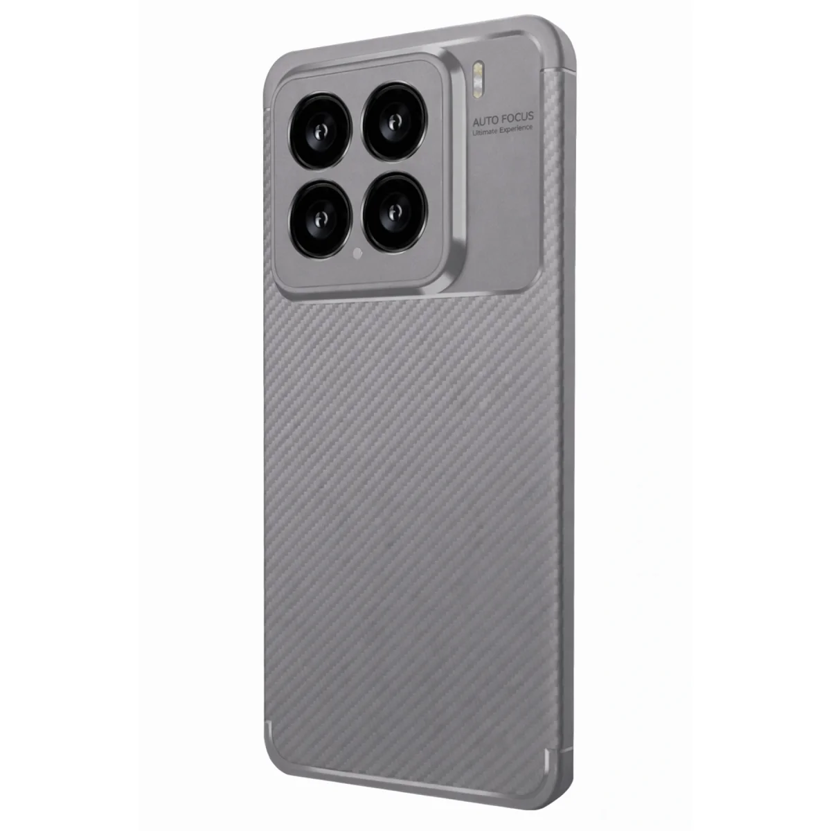 Mi 15 Kılıf Auto Focus Karbon Kapak - Gri