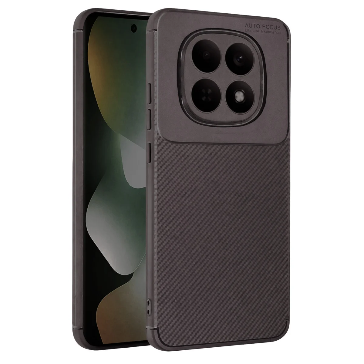 Redmi Note 15 Pro 5G Auto Focus Karbon Kapak - Gri