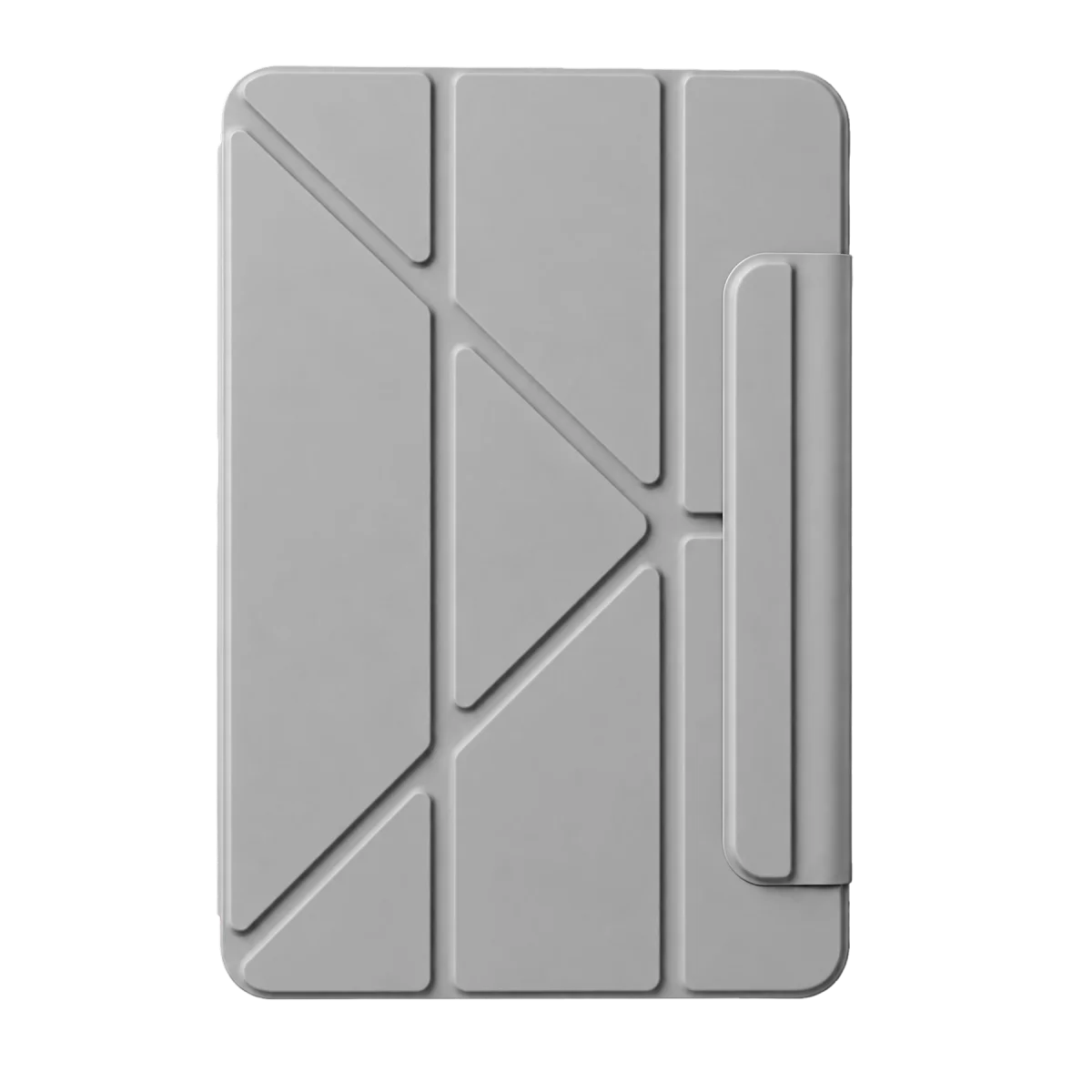 iPad 2025 10.9 10.Nesil (A16) Edz Manyetik Standlı Tablet Kılıfı - Gri
