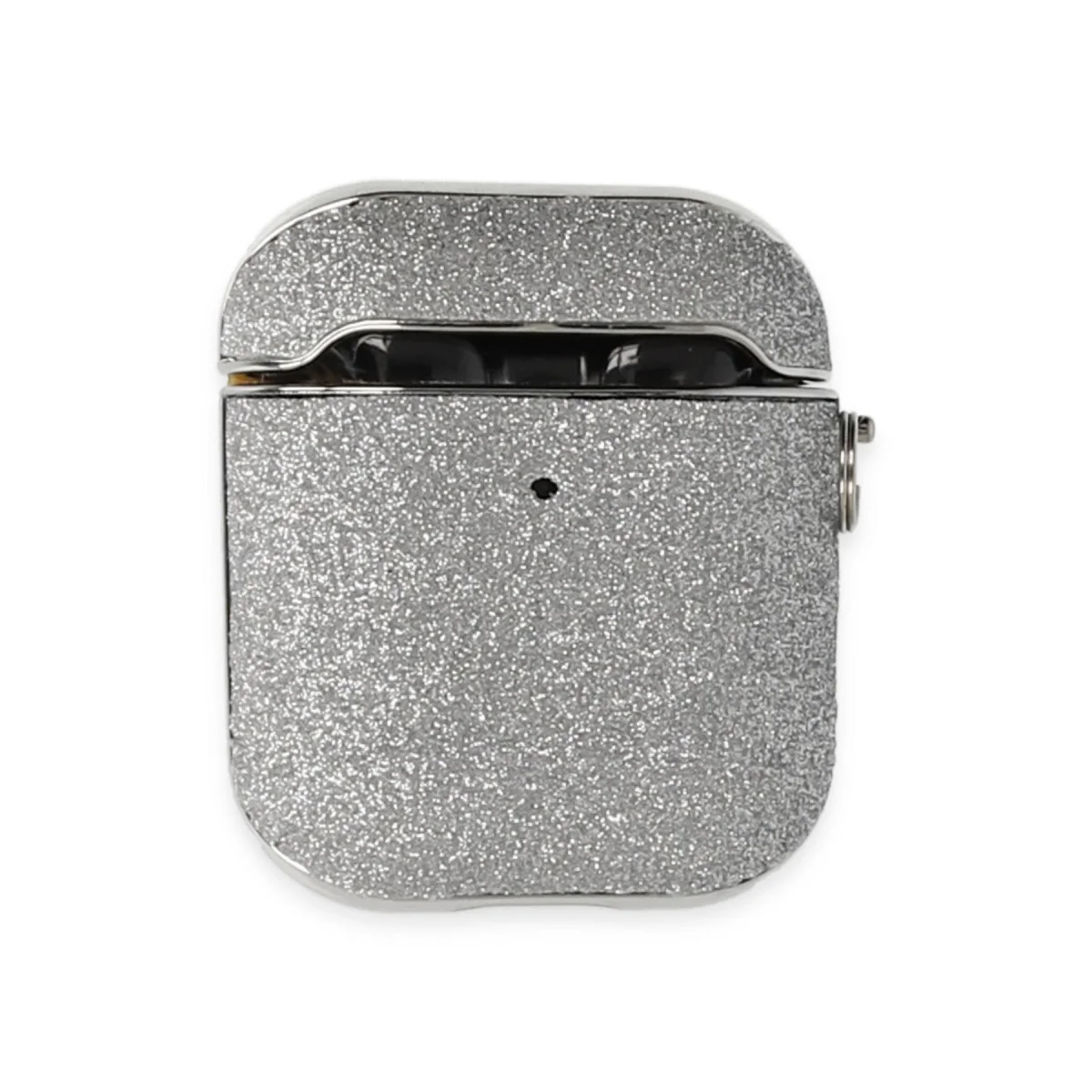 Airpods 2 (2.nesil) Spell Simli Kılıf - Gümüş