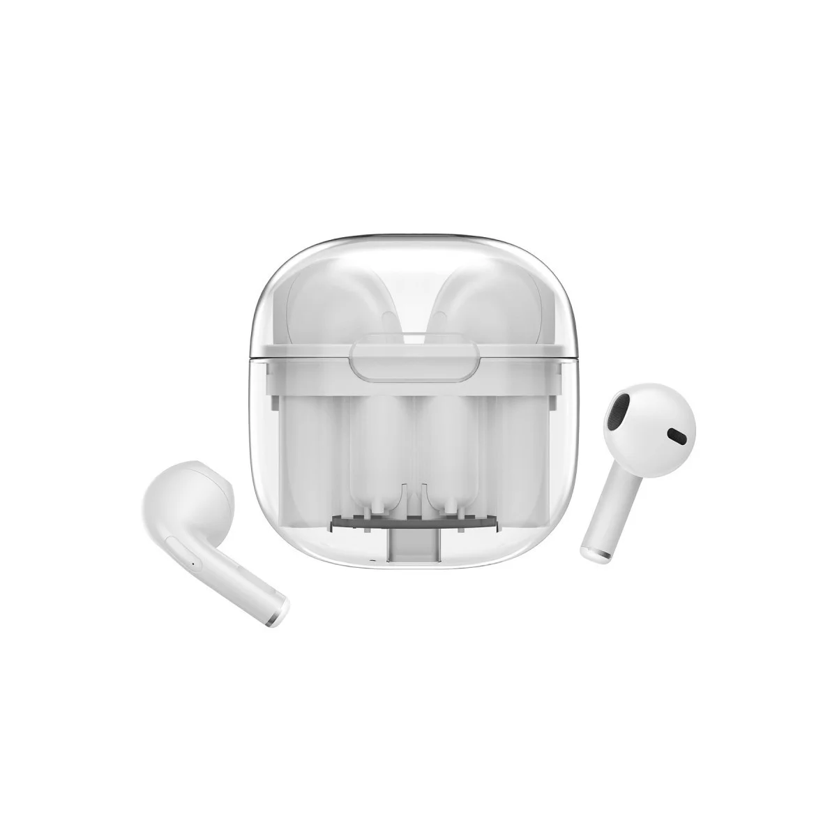 LS-09 Bluetooth 5.3 TWS Kablosuz Airpods Kulaklık - Gümüş