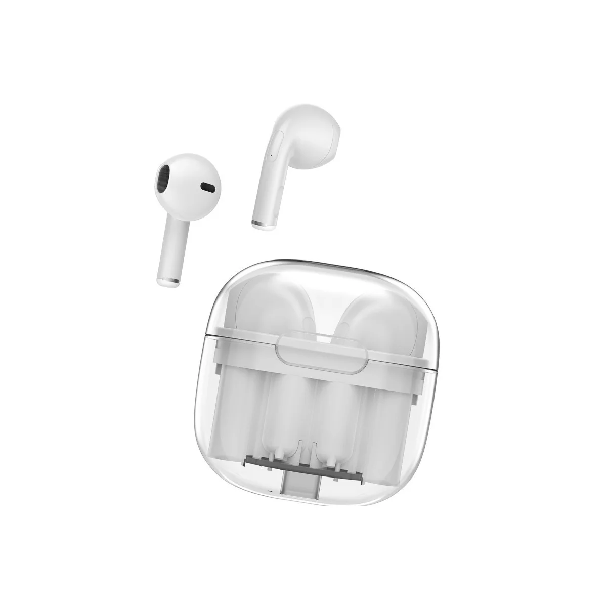 LS-09 Bluetooth 5.3 TWS Kablosuz Airpods Kulaklık - Gümüş