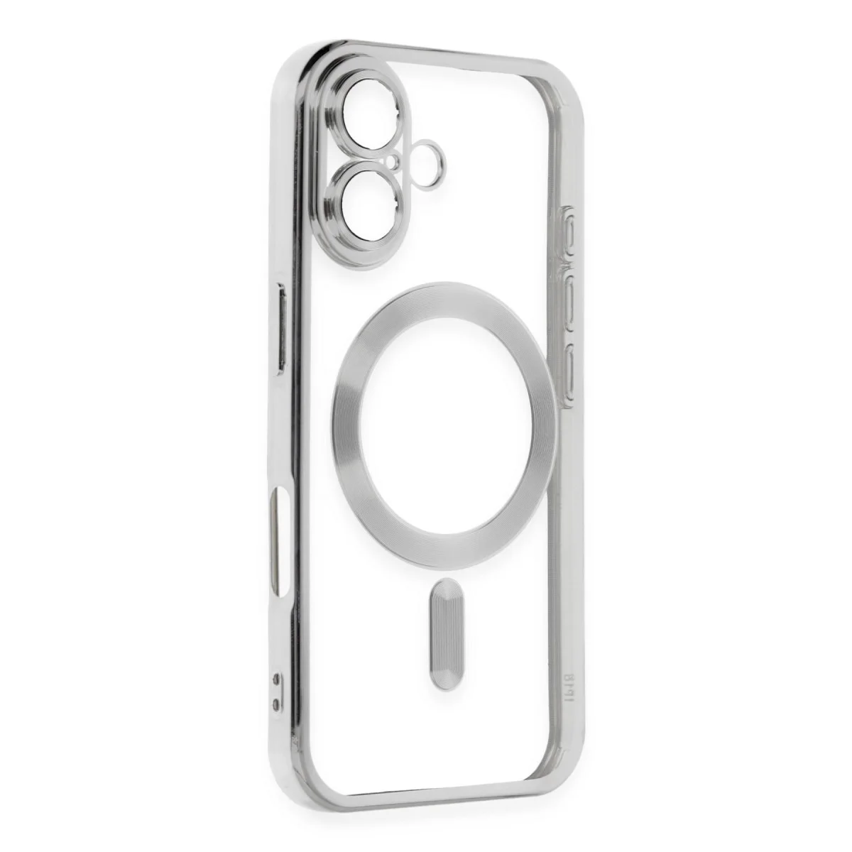 iPhone 16 Plus Kılıf Kross Magneticsafe Kapak - Gümüş
