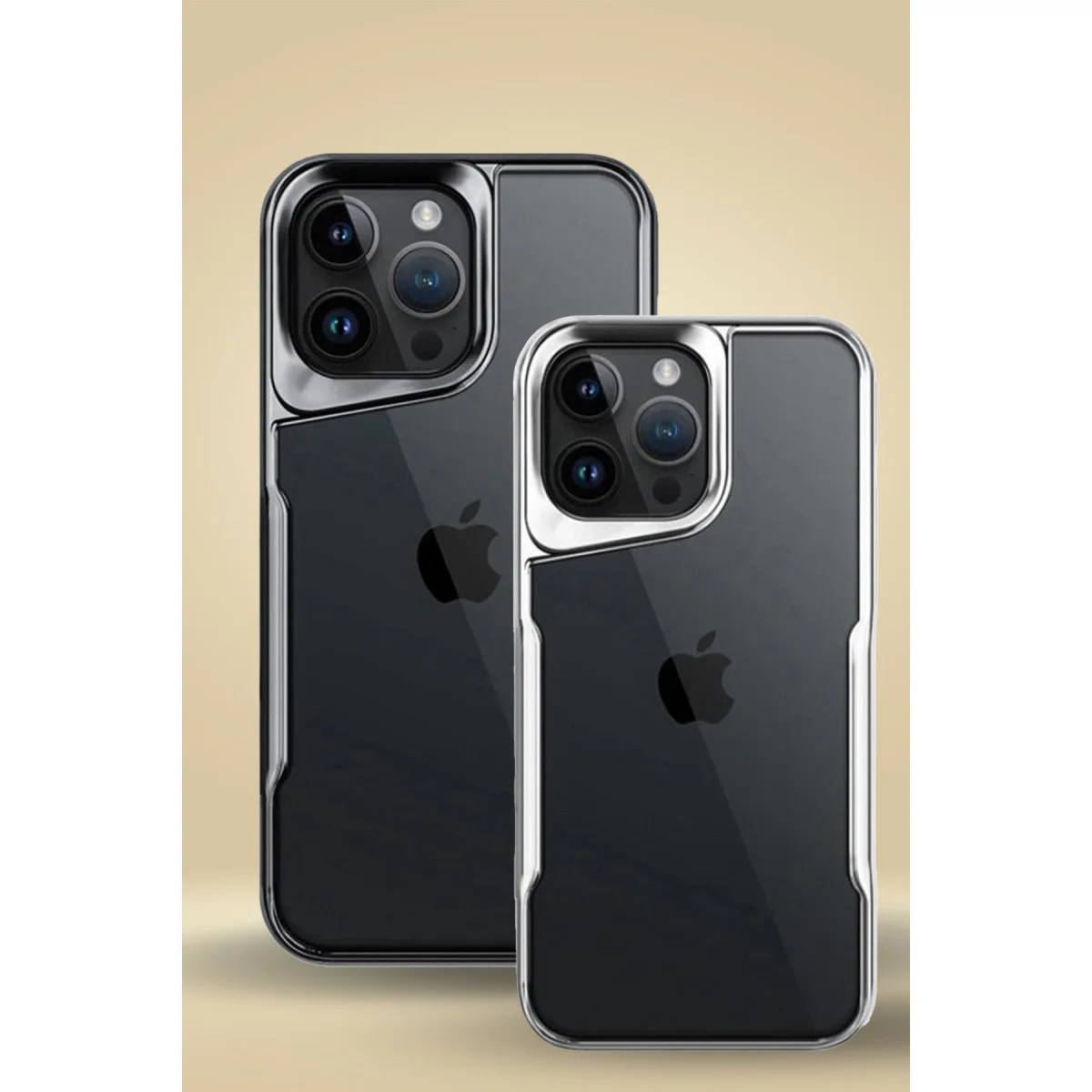 iPhone 16 Kılıf Boyi Silikon Kapak - Gümüş