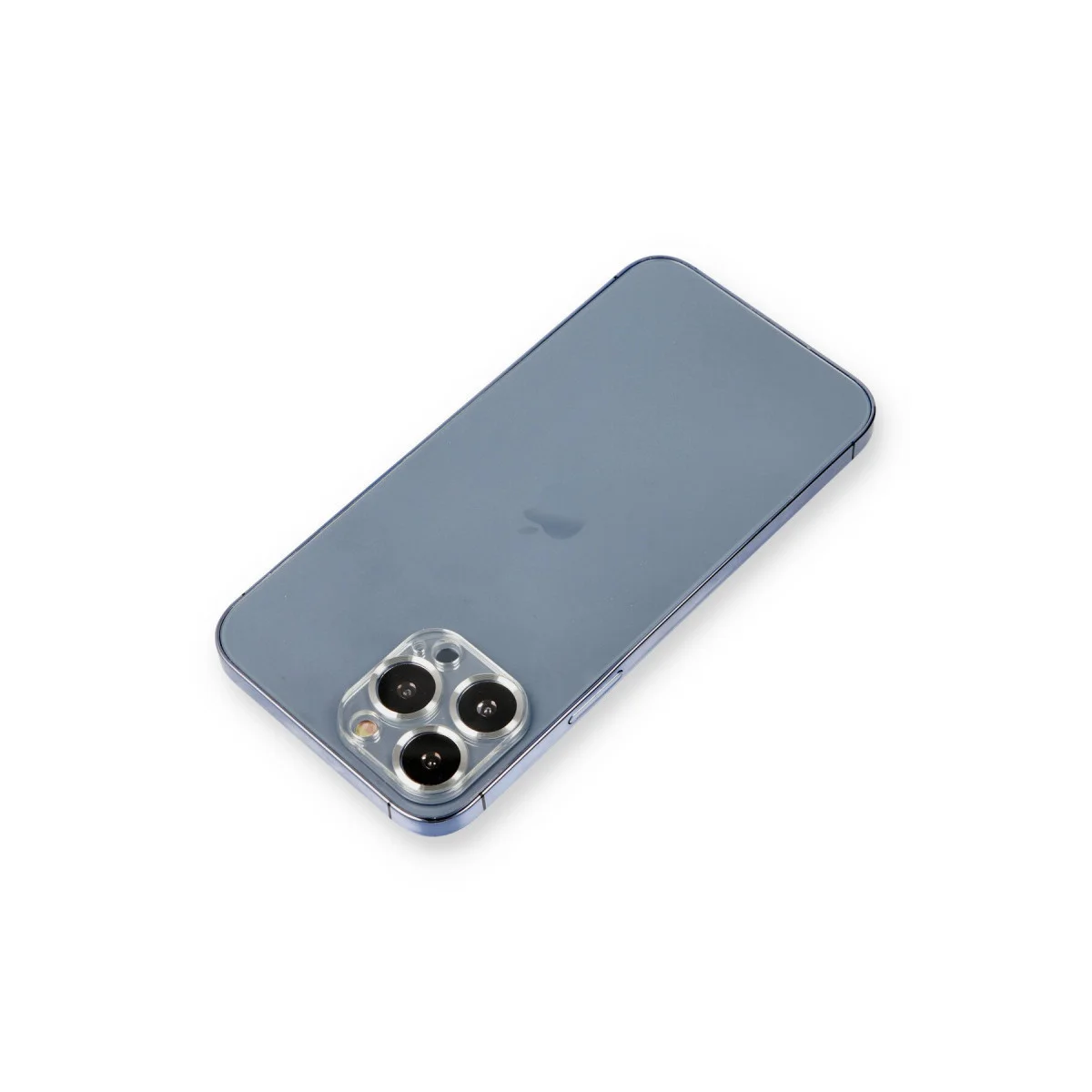 iPhone 12 Pro Metal Kamera Lens Koruma Cam - Gümüş