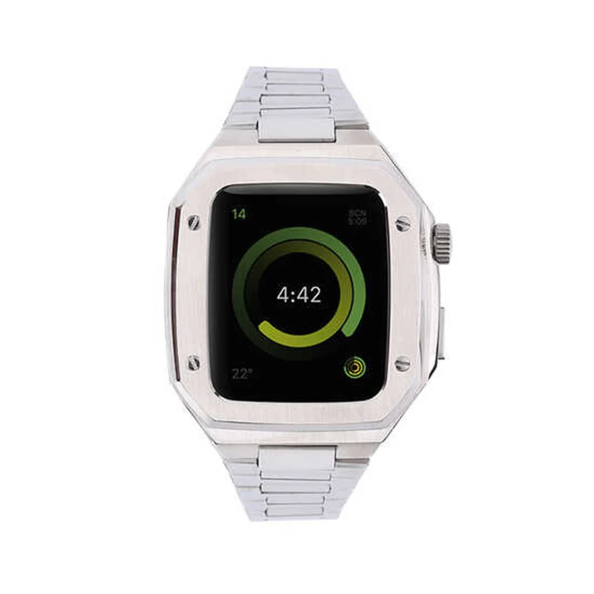 Watch 44mm Metal Petek Kasalı Kordon - Gümüş