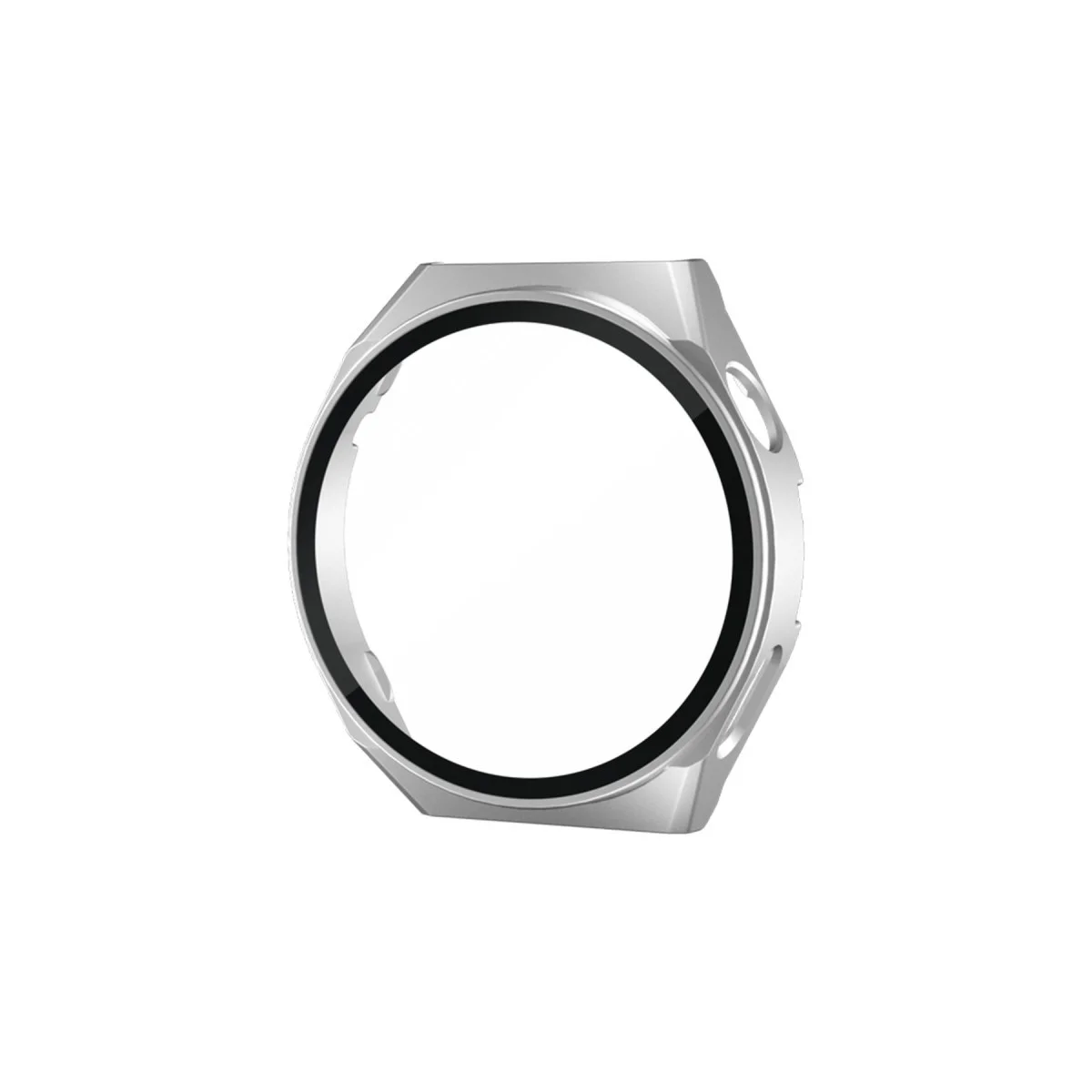 Watch GT3 46mm Dota Camlı Kasa Ekran Koruyucu - Gümüş