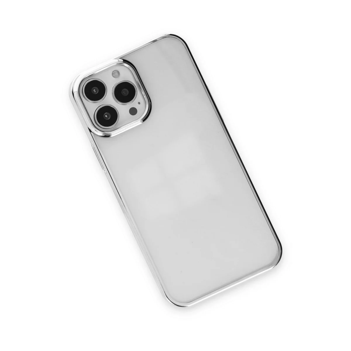 iPhone 14 Pro Kılıf Element Silikon - Gümüş