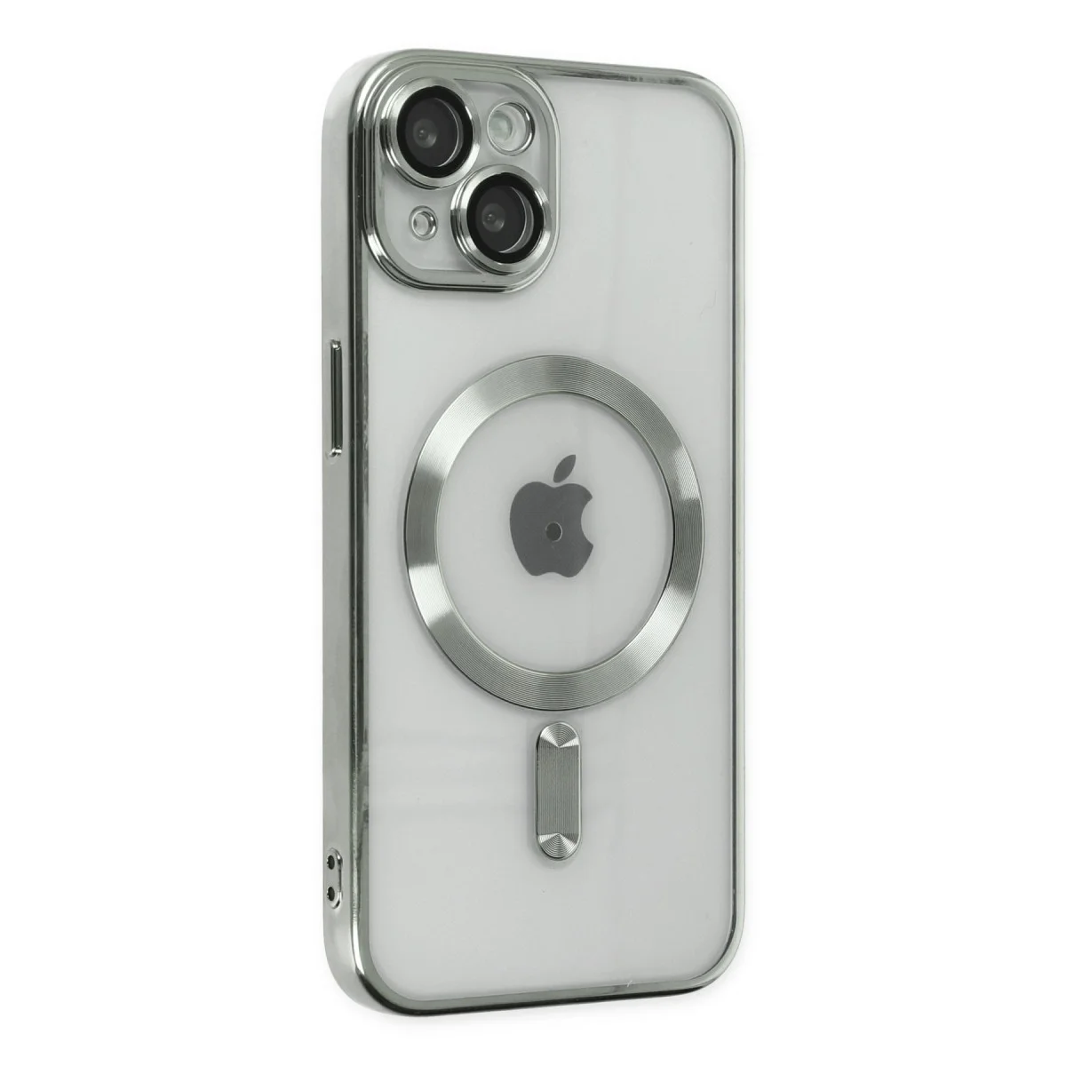 iPhone 14 Kılıf Kross Magneticsafe Kapak - Gümüş