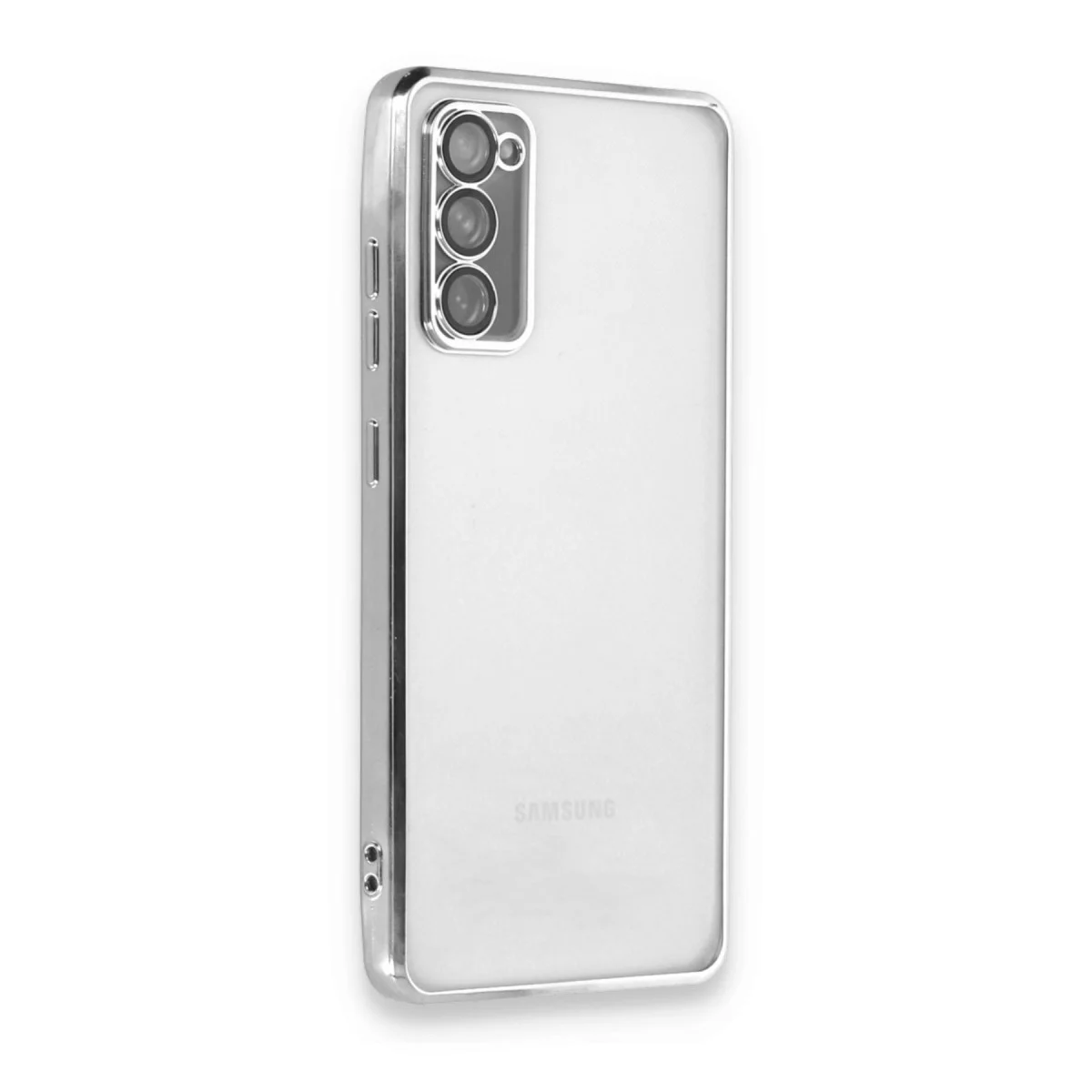 Galaxy S20 FE Kılıf Razer Lensli Silikon - Gümüş