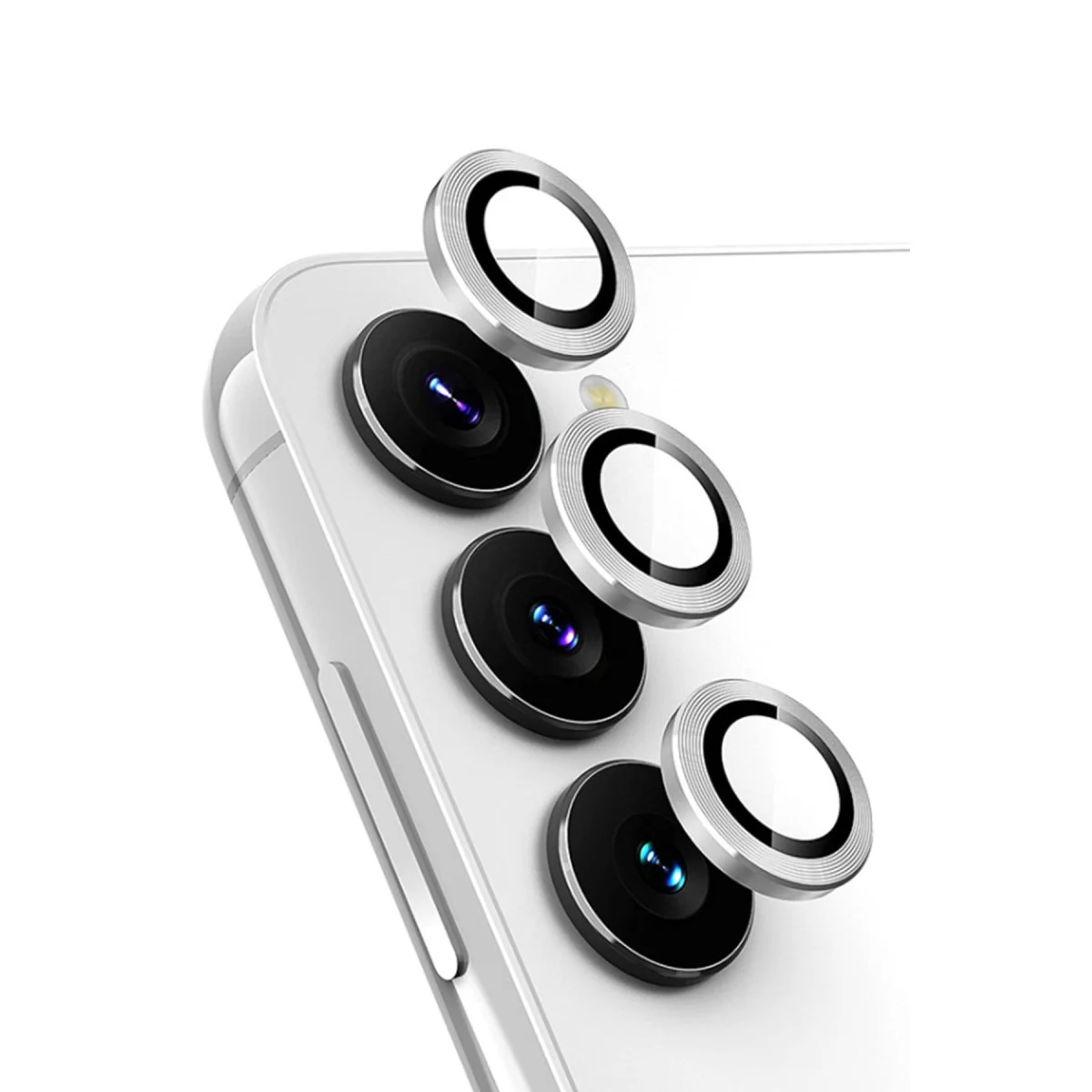 Galaxy A24 4G Valdez Metal Kamera Lens - Gümüş