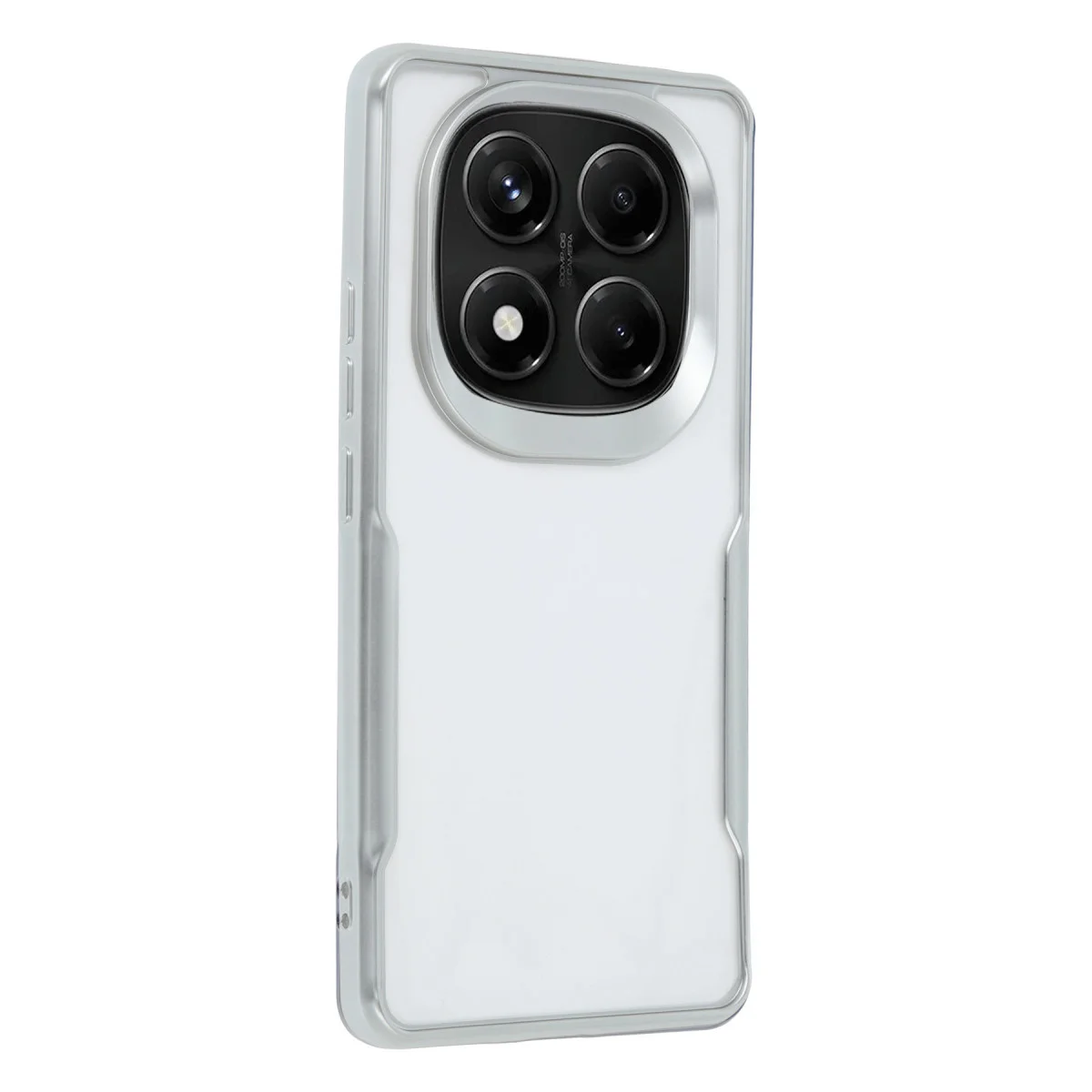 Redmi Note 14 Pro 5G Kılıf Boyi Silikon Kapak - Gümüş