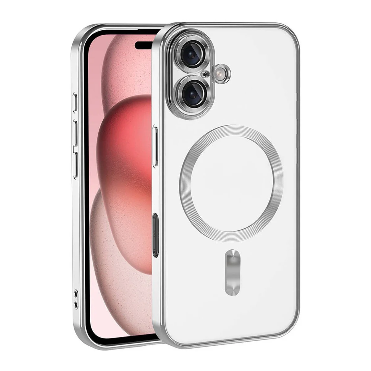 iPhone 17 Kross Magneticsafe Kapak - Gümüş