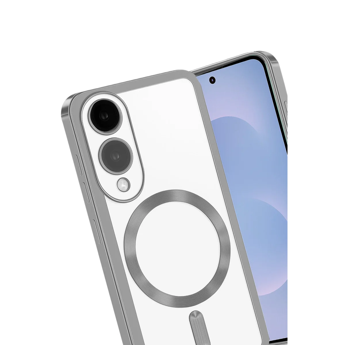 Galaxy S25 Edge Kross Magneticsafe Kapak - Gümüş