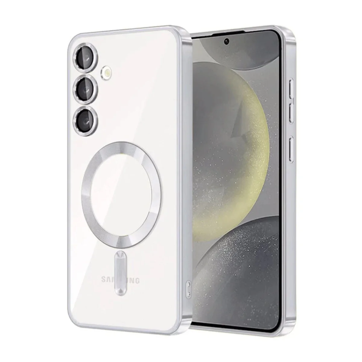Galaxy A16 5G Kross Magneticsafe Kapak - Gümüş
