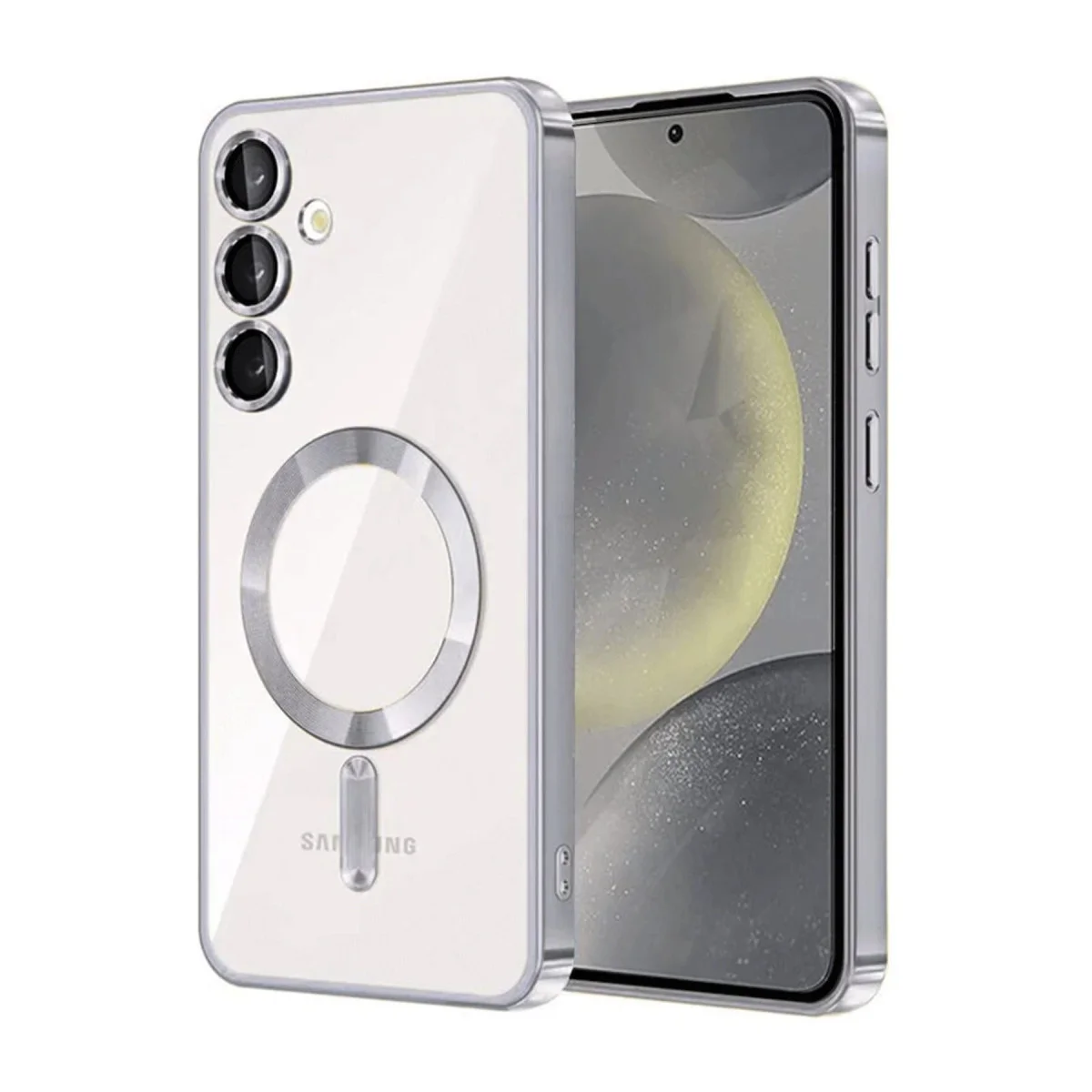 Galaxy A56 Kross Magneticsafe Kapak - Gümüş