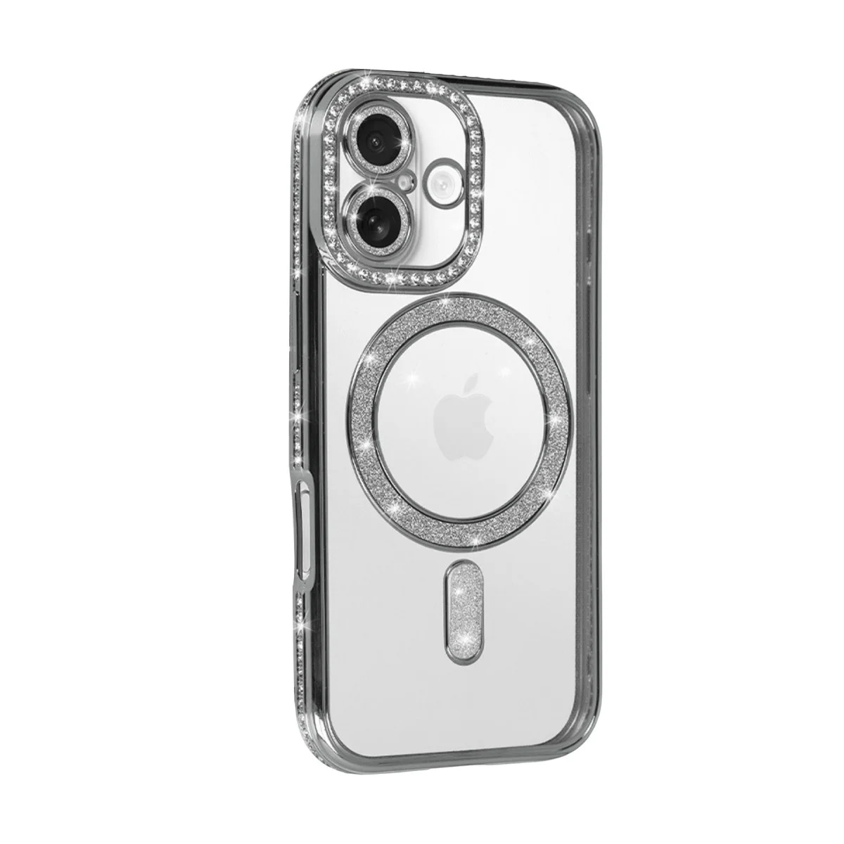 iPhone 17 Joke Simli Magneticsafe Kılıf - Gümüş
