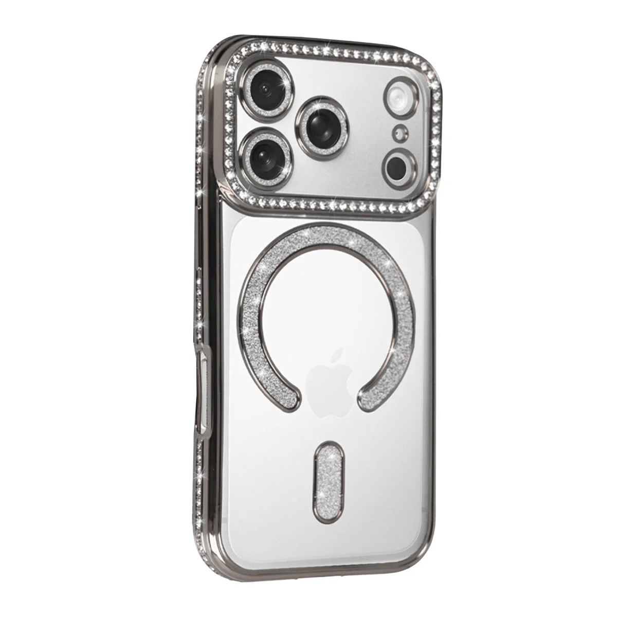 iPhone 17 Pro Joke Simli Magneticsafe Kılıf - Gümüş