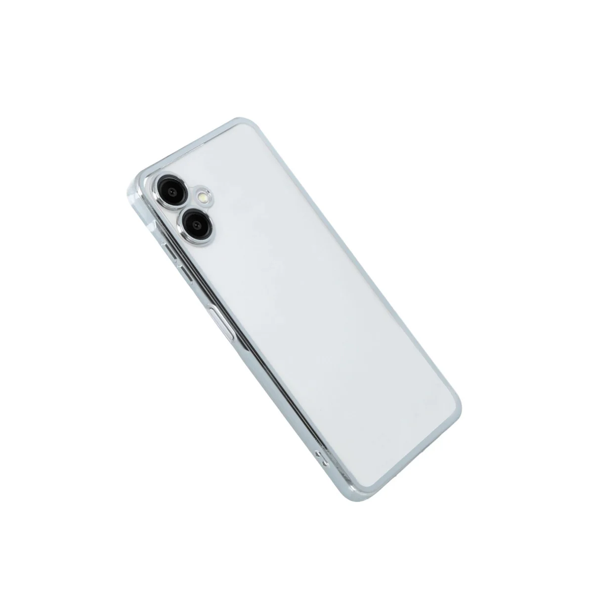 Galaxy A07 4G Razer Lensli Silikon - Gümüş