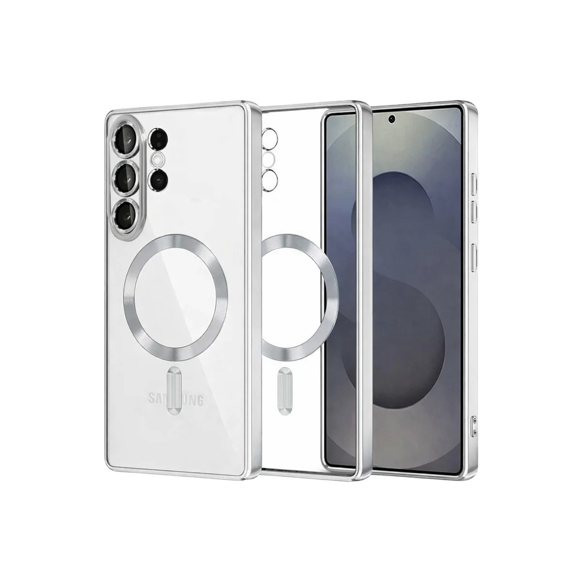 Galaxy S26 Ultra Kross Magneticsafe Kapak - Gümüş