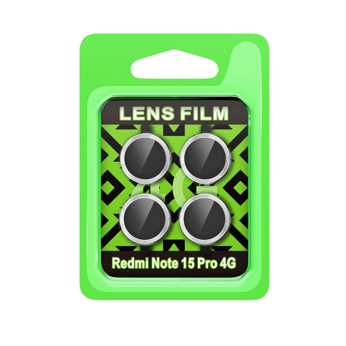 Redmi Note 15 Pro 4G Raze Metal Kamera Lens - Gümüş