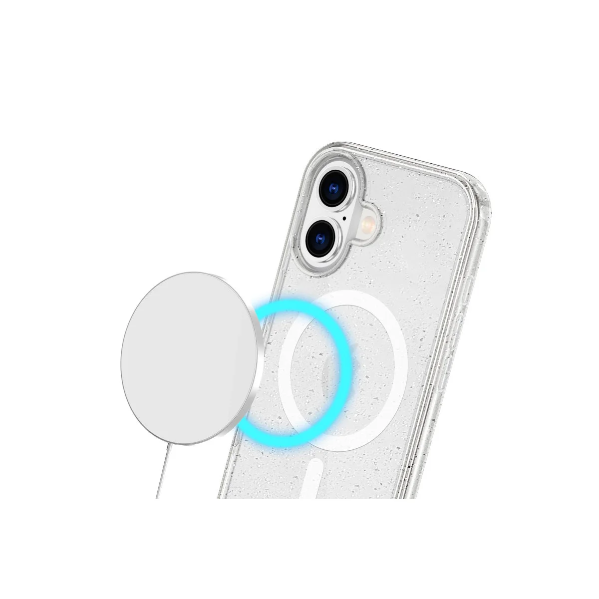 iPhone 16 Plus Kılıf Star Magsafe Kapak - Turuncu