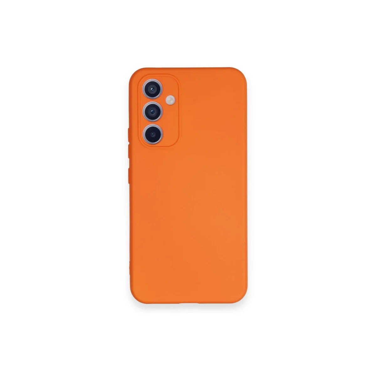 Galaxy A34 5G Kılıf Nano içi Kadife Silikon - Turuncu