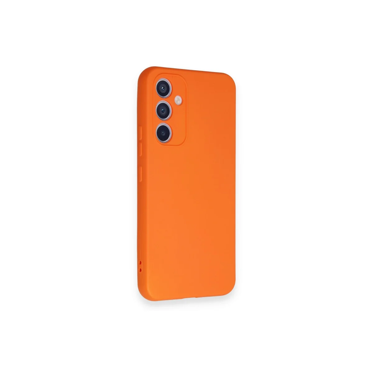 Galaxy A34 5G Kılıf Nano içi Kadife Silikon - Turuncu