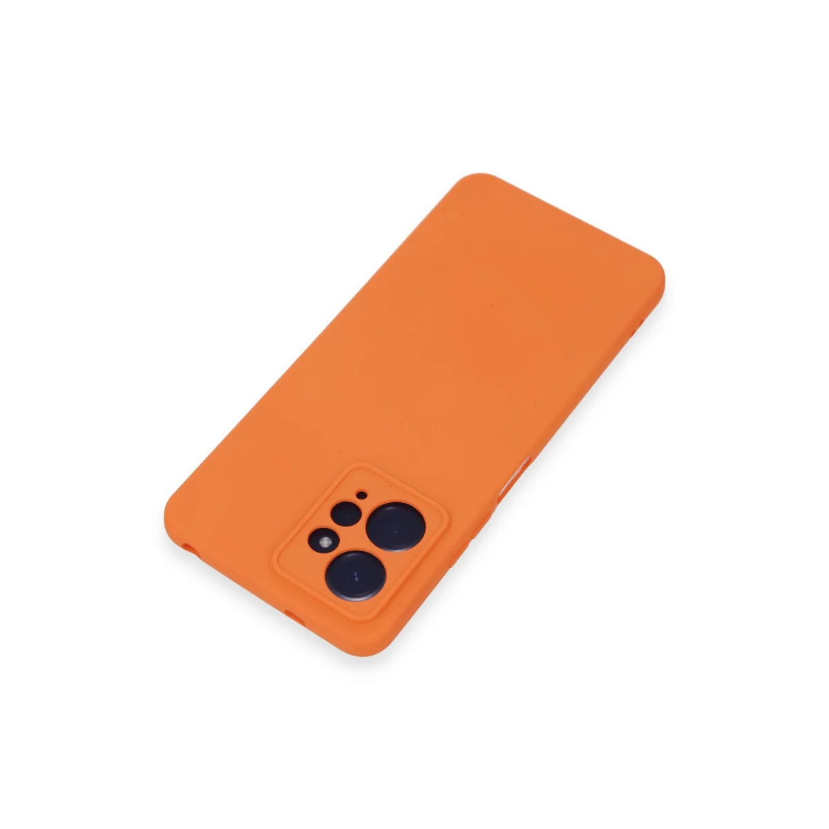 Redmi Note 12 4G Kılıf Nano içi Kadife Silikon - Turuncu