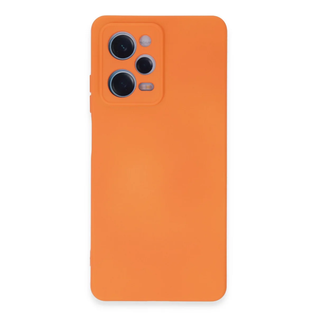 Redmi Note 12 Pro 5G Kılıf Nano içi Kadife Silikon - Turuncu