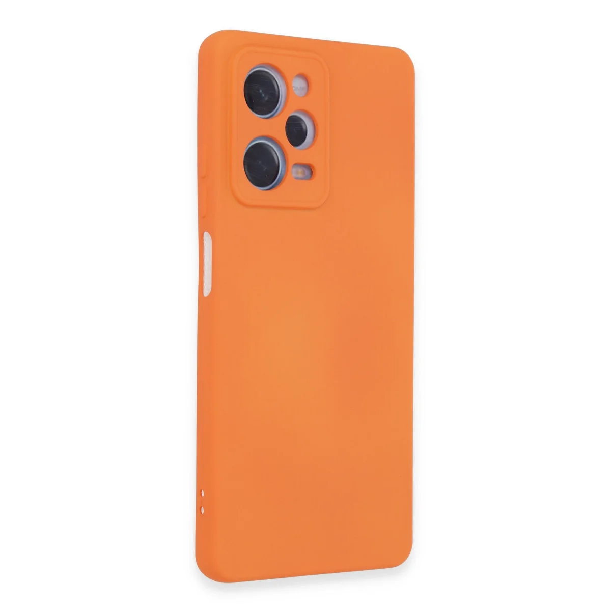 Redmi Note 12 Pro 5G Kılıf Nano içi Kadife Silikon - Turuncu