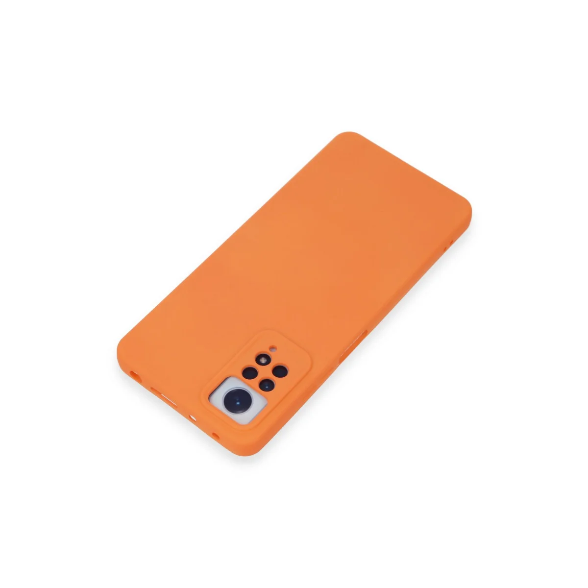 Redmi Note 12 Pro 4G Kılıf Nano içi Kadife Silikon - Turuncu
