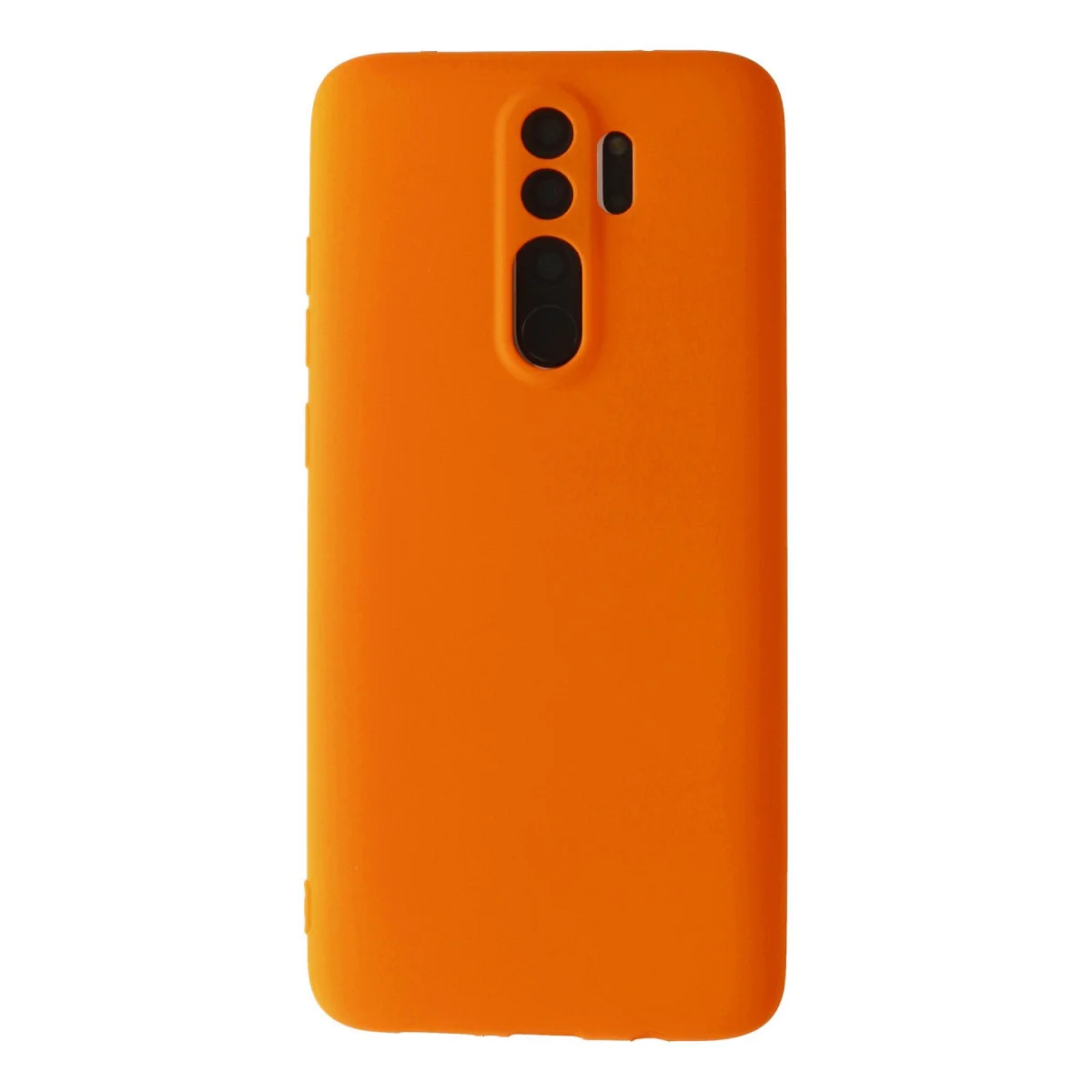 Redmi Note 8 Pro Kılıf First Silikon - Turuncu