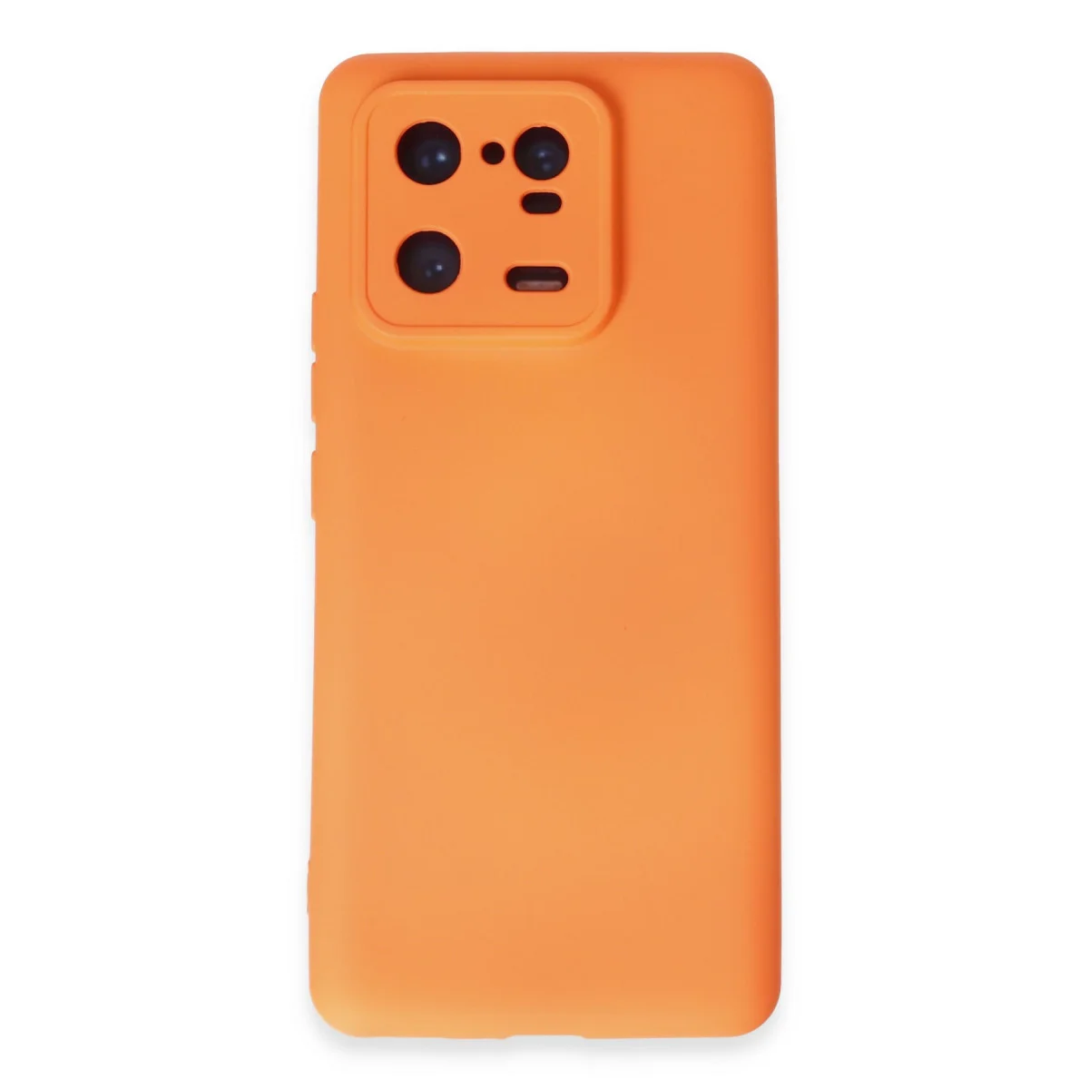 Mi 13 Pro Kılıf Nano içi Kadife Silikon - Turuncu