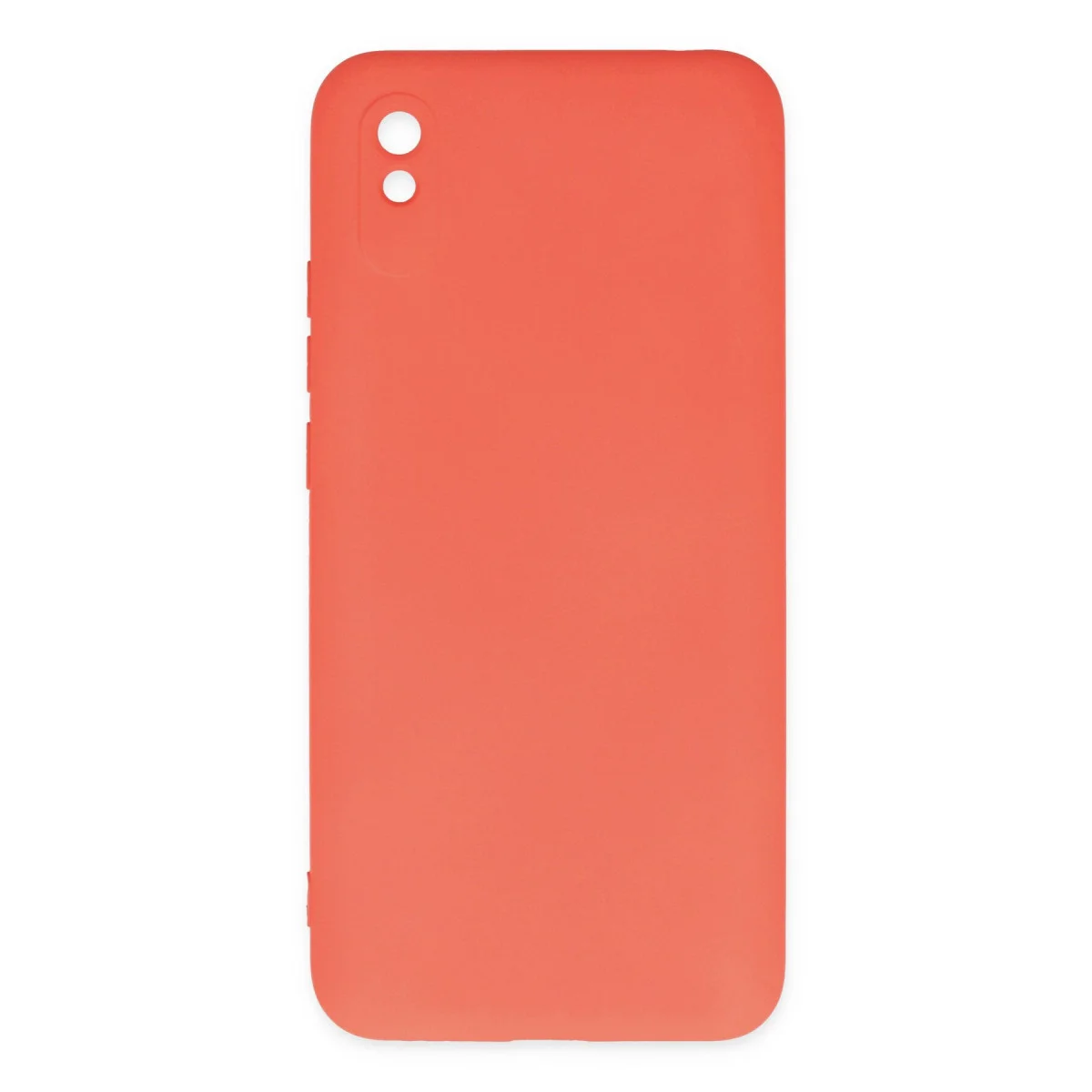 Redmi 9A Kılıf Nano içi Kadife Silikon - Turuncu